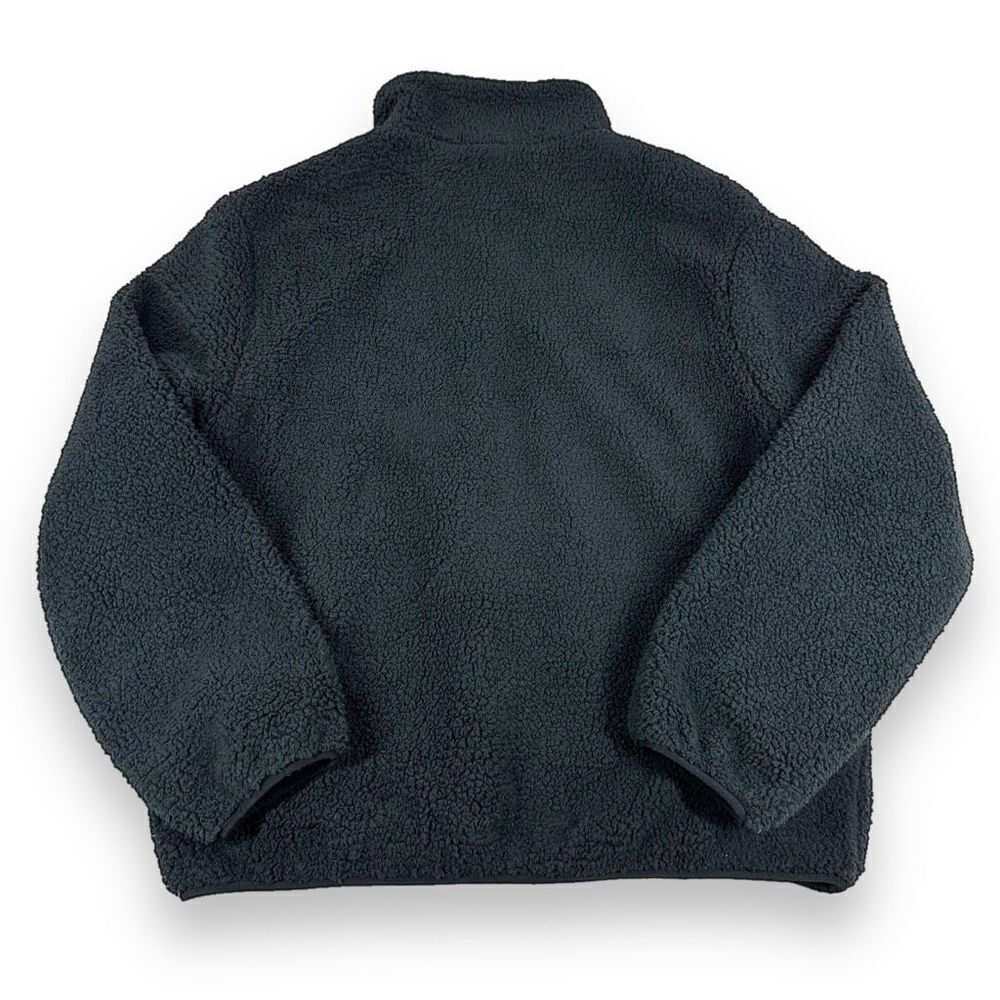 INC International Concepts Sherpa Jacket Mens Size Large L Black Full Zip Fleece - Picture 4 of 12